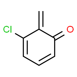 ChemSpider 2D Image | 5-Chloro-6-methylene-2,4-cyclohexadien-1-one | C7H5ClO