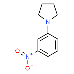 ChemSpider 2D Image | 1-(3-Nitrophenyl)pyrrolidine | C10H12N2O2