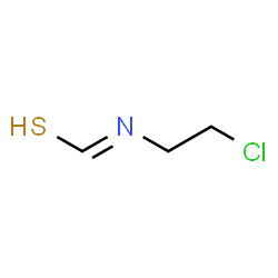 ChemSpider 2D Image | (E)-[(2-Chloroethyl)imino]methanethiol | C3H6ClNS