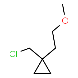 ChemSpider 2D Image | 1-(Chloromethyl)-1-(2-methoxyethyl)cyclopropane | C7H13ClO