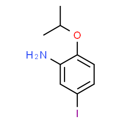ChemSpider 2D Image | 5-Iodo-2-isopropoxyaniline | C9H12INO