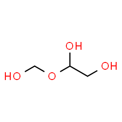 ChemSpider 2D Image | 1-(Hydroxymethoxy)-1,2-ethanediol | C3H8O4