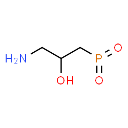 ChemSpider 2D Image | 1-Amino-3-[oxido(oxo)phosphoranyl]-2-propanol | C3H8NO3P