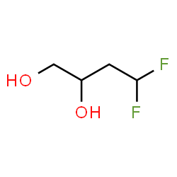 ChemSpider 2D Image | 4,4-Difluoro-1,2-butanediol | C4H8F2O2