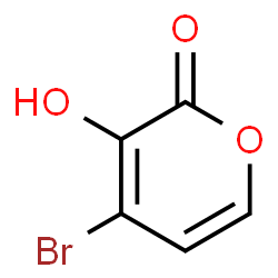 ChemSpider 2D Image | 4-Bromo-3-hydroxy-2H-pyran-2-one | C5H3BrO3
