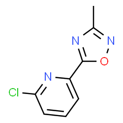 2-Chloro-6-(3-methyl-1,2,4-oxadiazol-5-yl)pyridine | C8H6ClN3O | ChemSpider
