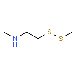 ChemSpider 2D Image | N-Methyl-2-(methyldisulfanyl)ethanamine | C4H11NS2