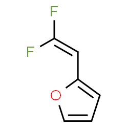 ChemSpider 2D Image | 2-(2,2-Difluorovinyl)furan | C6H4F2O