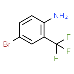 ChemSpider 2D Image | 4-Bromo-2-(trifluoromethyl)aniline | C7H5BrF3N