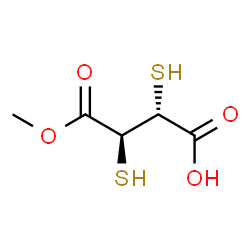 ChemSpider 2D Image | (2R,3S)-4-Methoxy-4-oxo-2,3-disulfanylbutanoic acid | C5H8O4S2