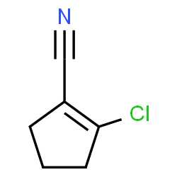 ChemSpider 2D Image | 2-Chloro-1-cyclopentene-1-carbonitrile | C6H6ClN