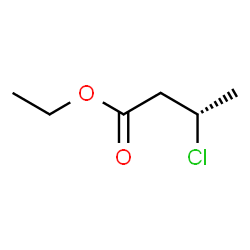 ChemSpider 2D Image | Ethyl (3S)-3-chlorobutanoate | C6H11ClO2