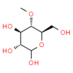 ChemSpider 2D Image | 4-O-Methyl-D-glucopyranose | C7H14O6