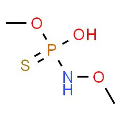 ChemSpider 2D Image | O-Methyl hydrogen methoxyphosphoramidothioate | C2H8NO3PS