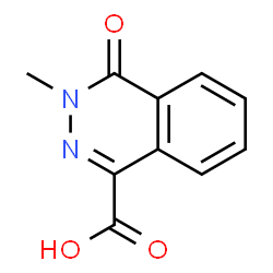 ChemSpider 2D Image | 3-methyl-4-oxophthalazine-1-carboxylic acid | C10H8N2O3