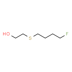 ChemSpider 2D Image | 2-[(4-Fluorobutyl)sulfanyl]ethanol | C6H13FOS