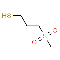 ChemSpider 2D Image | 3-(Methylsulfonyl)-1-propanethiol | C4H10O2S2
