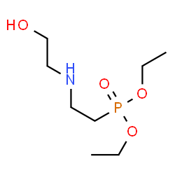 ChemSpider 2D Image | Diethyl {2-[(2-hydroxyethyl)amino]ethyl}phosphonate | C8H20NO4P