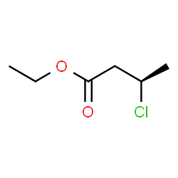 ChemSpider 2D Image | Ethyl (3R)-3-chlorobutanoate | C6H11ClO2