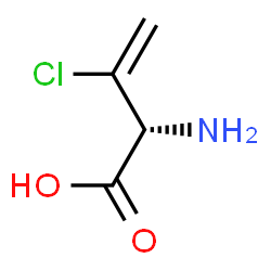 ChemSpider 2D Image | (2R)-2-Amino-3-chloro-3-butenoic acid | C4H6ClNO2