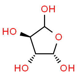 ChemSpider 2D Image | (2S,3R,4R)-Tetrahydro-2,3,4,5-furantetrol | C4H8O5