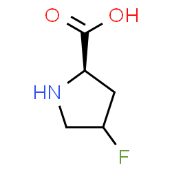 ChemSpider 2D Image | 4-Fluoro-D-proline | C5H8FNO2