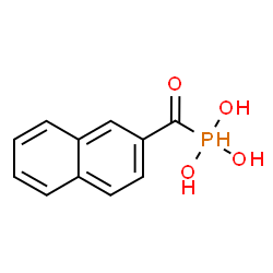 ChemSpider 2D Image | 2-Naphthyl(trihydroxyphosphoranyl)methanone | C11H11O4P