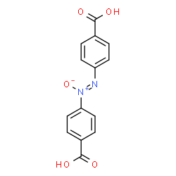 ChemSpider 2D Image | 4,4'-Azoxydibenzoic acid | C14H10N2O5