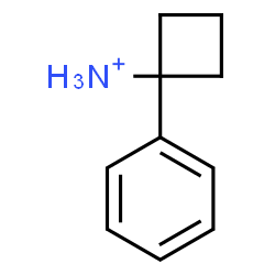 ChemSpider 2D Image | 1-Phenylcyclobutanaminium | C10H14N