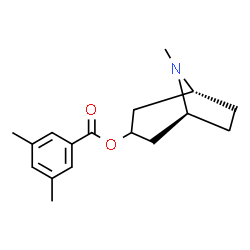 ChemSpider 2D Image | (1R,5S)-8-Methyl-8-azabicyclo[3.2.1]oct-3-yl 3,5-dimethylbenzoate | C17H23NO2