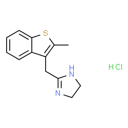 ChemSpider 2D Image | Metizoline hydrochloride | C13H15ClN2S