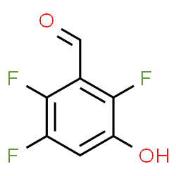 ChemSpider 2D Image | 2,3,6-Trifluoro-5-hydroxybenzaldehyde | C7H3F3O2