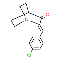 (2Z)-2-(4-Chlorobenzylidene)quinuclidin-3-one | C14H14ClNO | ChemSpider