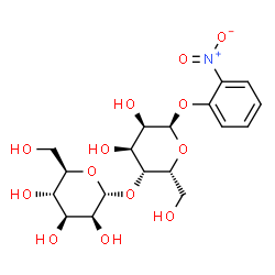 ChemSpider 2D Image | 2-Nitrophenyl 4-O-alpha-D-mannopyranosyl-alpha-D-gulopyranoside | C18H25NO13