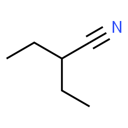 ChemSpider 2D Image | 2-Ethylbutanenitrile | C6H11N
