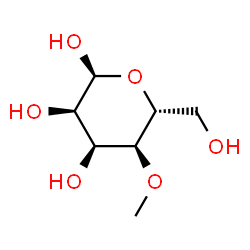 ChemSpider 2D Image | 4-O-Methyl-alpha-D-allopyranose | C7H14O6