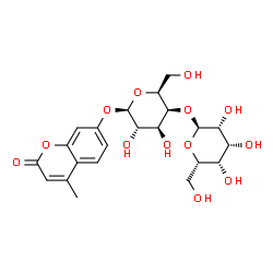 ChemSpider 2D Image | 4-Methyl-2-oxo-2H-chromen-7-yl 4-O-alpha-L-talopyranosyl-beta-L-galactopyranoside | C22H28O13