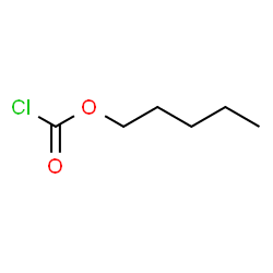 ChemSpider 2D Image | Amyl Chloroformate | C6H11ClO2
