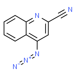 ChemSpider 2D Image | 4-Azido-2-quinolinecarbonitrile | C10H5N5