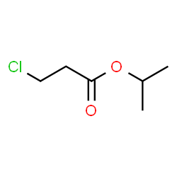 ChemSpider 2D Image | Isopropyl 3-chloropropanoate | C6H11ClO2