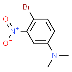 ChemSpider 2D Image | 4-Bromo-N,N-dimethyl-3-nitroaniline | C8H9BrN2O2