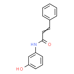 ChemSpider 2D Image | N-(3-Hydroxyphenyl)-3-phenylacrylamide | C15H13NO2