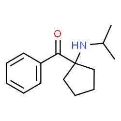 ChemSpider 2D Image | [1-(Isopropylamino)cyclopentyl](phenyl)methanone | C15H21NO