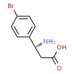 ChemSpider 2D Image | (S)-3-(p-bromophenyl)-β-alanine | C9H10BrNO2