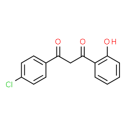 ChemSpider 2D Image | 1-(4-Chlorophenyl)-3-(2-hydroxyphenyl)-1,3-propanedione | C15H11ClO3
