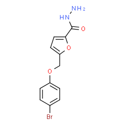 ChemSpider 2D Image | 5-[(4-Bromophenoxy)methyl]-2-furohydrazide | C12H11BrN2O3