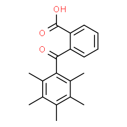 ChemSpider 2D Image | 2-(Pentamethylbenzoyl)benzoic acid | C19H20O3