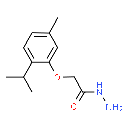 ChemSpider 2D Image | 2-(2-Isopropyl-5-methylphenoxy)acetohydrazide | C12H18N2O2