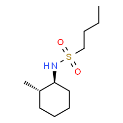 ChemSpider 2D Image | N-[(1S,2S)-2-Methylcyclohexyl]-1-butanesulfonamide | C11H23NO2S