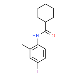 ChemSpider 2D Image | N-(4-Iodo-2-methylphenyl)cyclohexanecarboxamide | C14H18INO